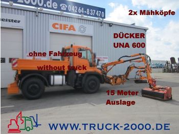 UNIMOG Dücker UNA600 Böschungsmäher 2 Mähköpfe-15 Meter - Komunalno/ Posebno vozilo