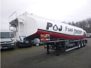 Polprikolica cisterna za transport goriva Heil / Thompson Fuel tank alu 38 m3 / 5 comp + pump: slika 1