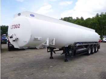 Polprikolica cisterna za transport goriva Indox Fuel tank alu 42 m3 / 6 comp + pump: slika 1