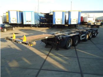 D-TEC CT-53 - 53.000 Kg - 5 axle combi trailer / 2x stuur as - Kontejnerska polprikolica/ Polprikolica z zamenljivim tovoriščem