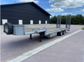 Veldhuizen Be oplegger 10 ton semi dieplader met roostervloer  - Nizko noseča polprikolica