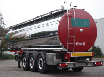 Berger Food - milk tank, 32.000 l., 4 comp., Light weight: 5.660 kg. - Polprikolica cisterna