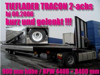  TRACON 2-achs / LENKACHSE / BPW / NL 28690 kg - Polprikolica s kesonom