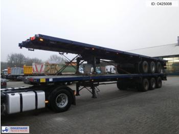 Traylona 3-axle platform trailer 59000KG / Extendable 21.5M - Polprikolica s kesonom