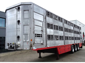 Pezzaioli SBA63 U/ 3 Achsen / LIFTACHSE/Hubdach  - Polprikolica za prevoz živine