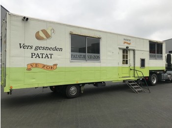 Netam-Fruehauf Foodtruck / Mobiel Cafetaria -Lunchroom / Food Truck (B/E rijbewijs) inclusief DAF trekker - Polprikolica zabojnik