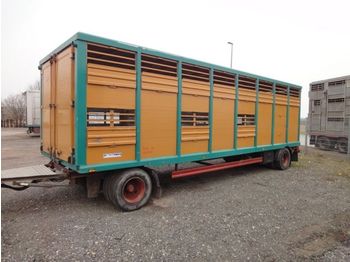 Menke Einstock 8,20m kleine Räder Vollalu  - Prikolica za prevoz živine