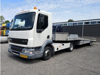 Tovornjak avtotransporter DAF LF45-180 4x2 Euro3 - C1 - Kuiper Trailer - Hydraulic loading ramp 2.5M - 09-2019 APK: slika 1