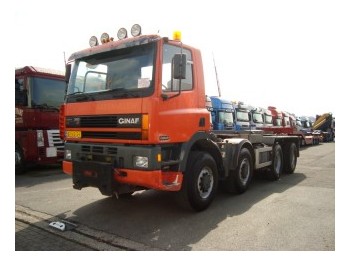 Ginaf M4243-S 8X4 - Kontejnerski tovornjak/ Tovornjak z zamenljivim tovoriščem