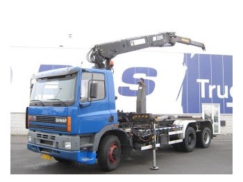 Ginaf M 3132-S mit Jonsered 2190 - Kontejnerski tovornjak/ Tovornjak z zamenljivim tovoriščem