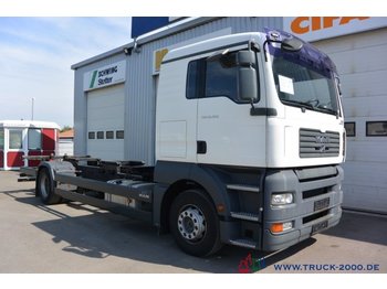 Kontejnerski tovornjak/ Tovornjak z zamenljivim tovoriščem MAN TGA 18.350  BDF 1.Hand 5 Sitzer Klima Schalter: slika 1
