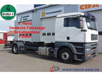 Kontejnerski tovornjak/ Tovornjak z zamenljivim tovoriščem MAN TGA 18.360  BDF 1.Hand 5 Sitzer Klima Fahrschule: slika 1