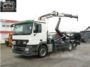 Kotalni prekucni tovornjak Mercedes-Benz Actros 2541 L6x2 Abrollkipper mit Kran Funk: slika 1