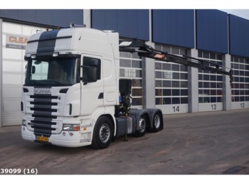 Vlačilec Scania R 420 6x2 Retarder PM 16 ton/meter laadkraan: slika 1